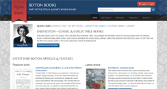 Desktop Screenshot of blytonbooks.co.uk